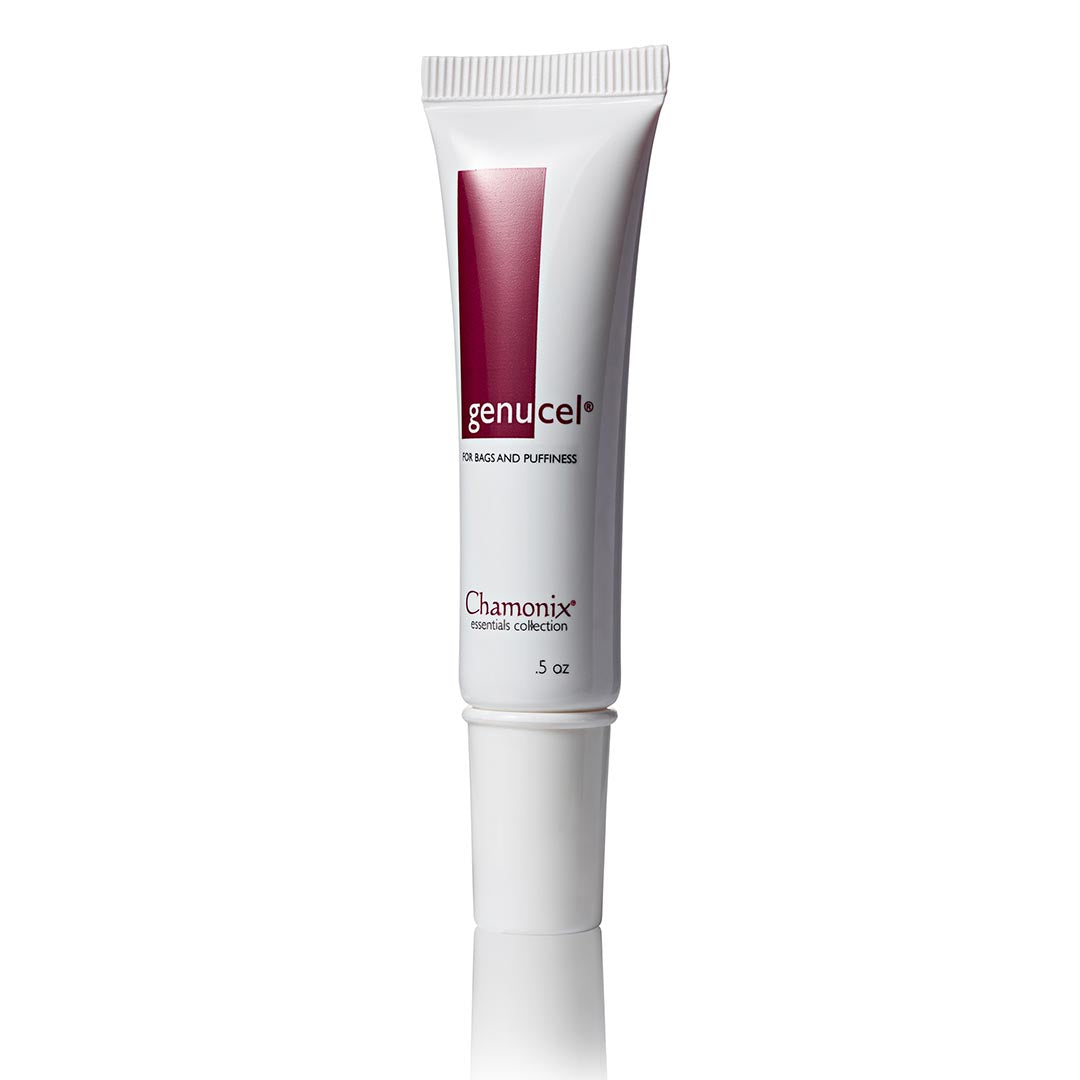 Genucel for bags & puffiness with eyeseryl technology.