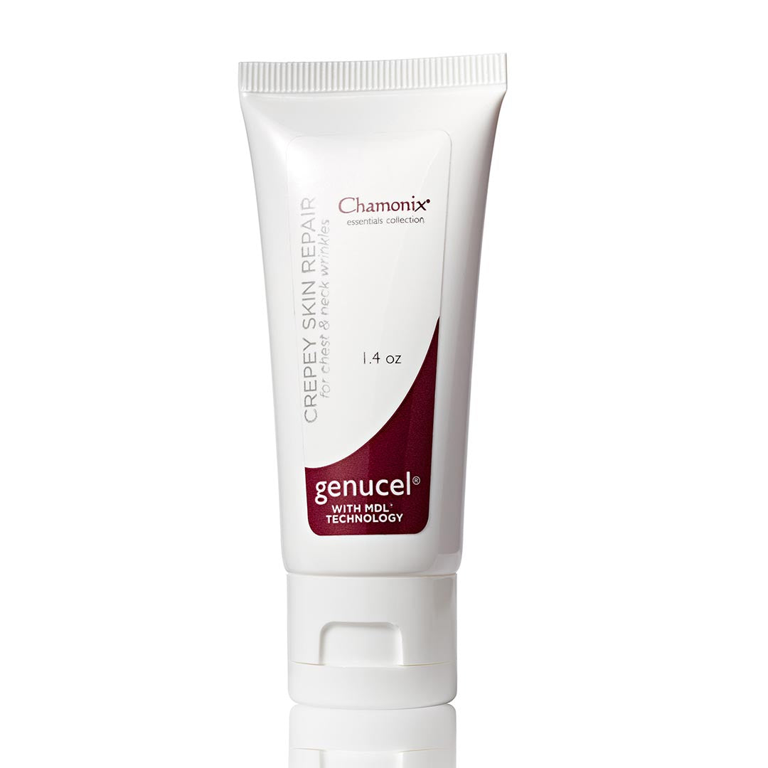 Genucel Crepey Skin Repair for chest & neck wrinkles